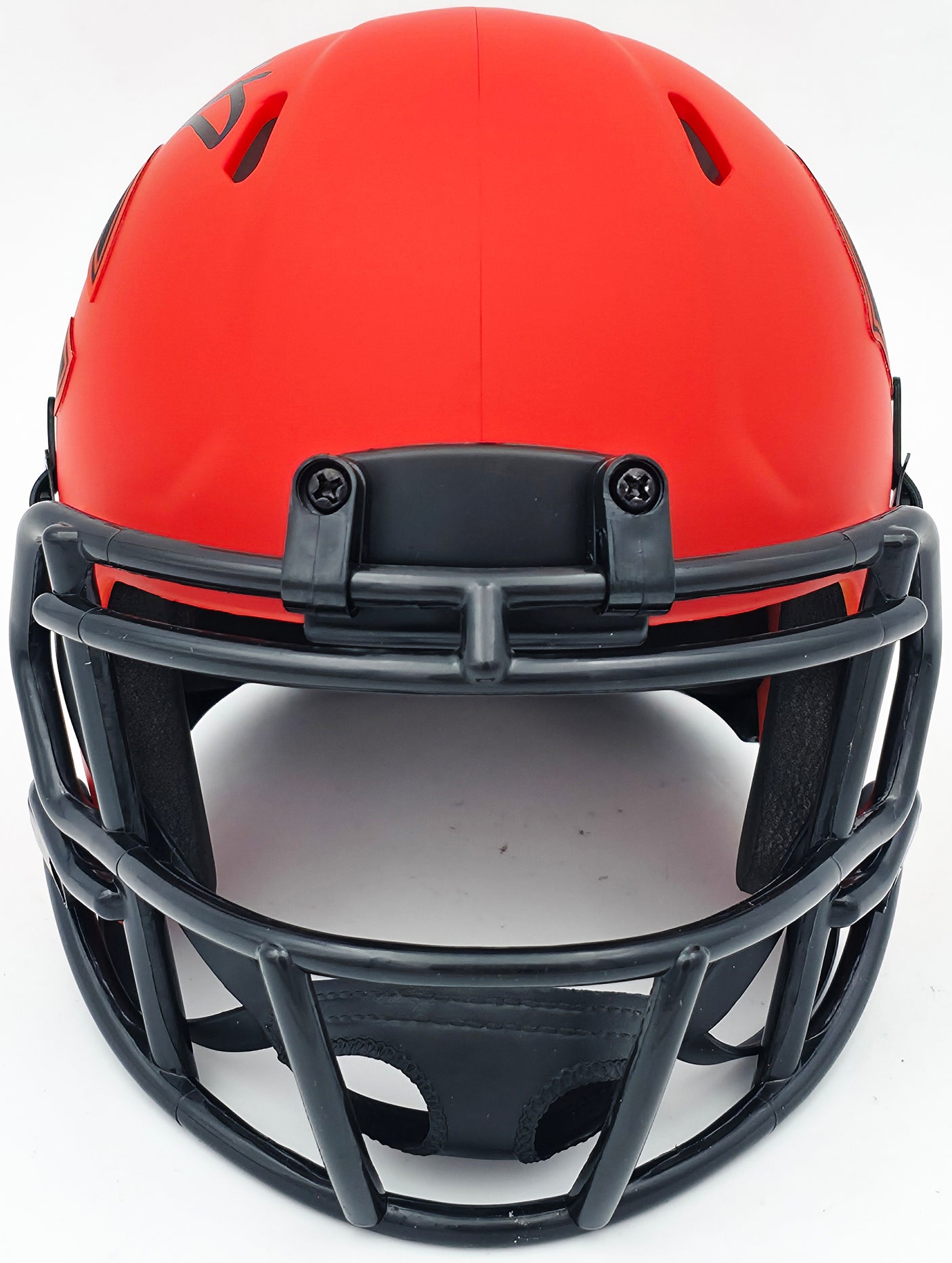 Devin Hester Autographed Chicago Bears Rave Orange Speed Mini Helmet Beckett BAS Witness Stock #244041