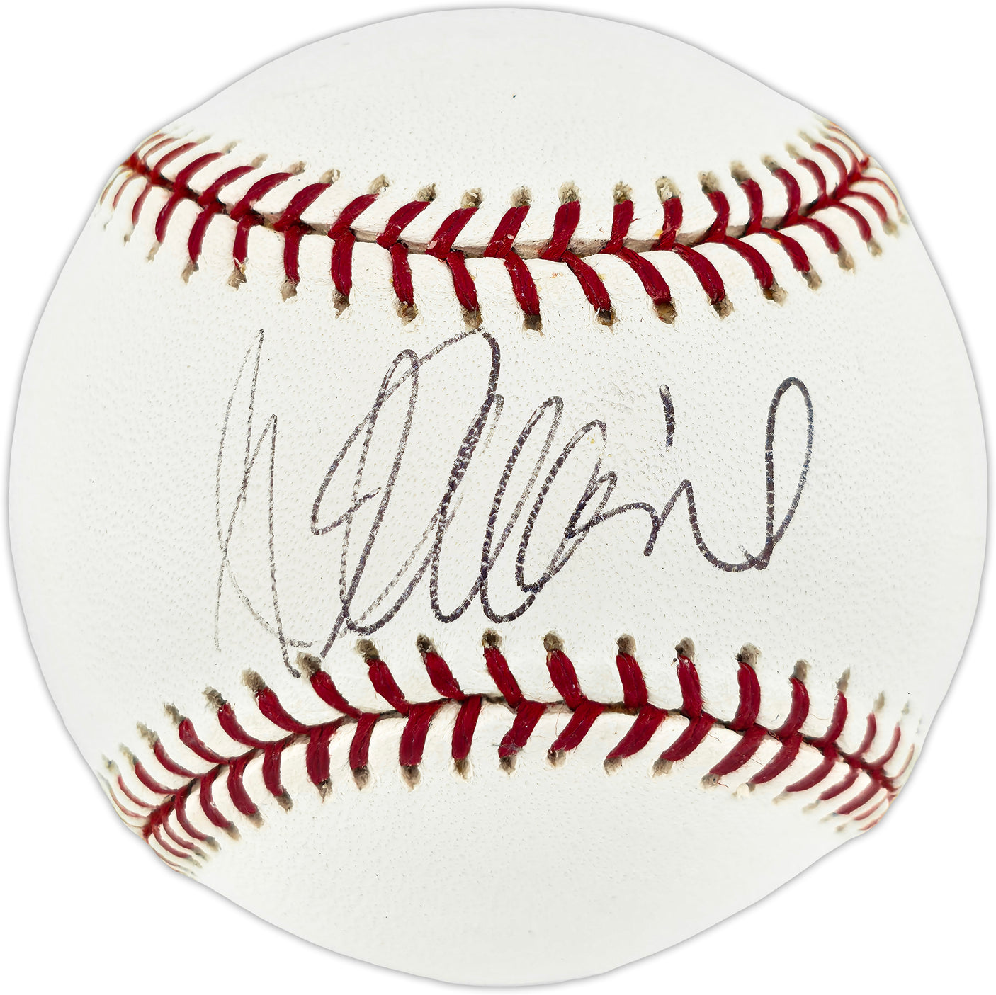 Ichiro Suzuki Autographed Official MLB Baseball Seattle Mariners Vintage Signature IS Holo SKU #246079