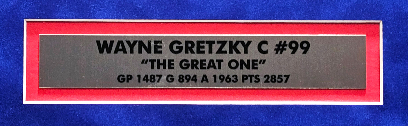 Wayne Gretzky Autographed Framed 16x20 Photo New York Rangers "99" Final Assist Fanatics Holo & UDA Holo #BAM34780