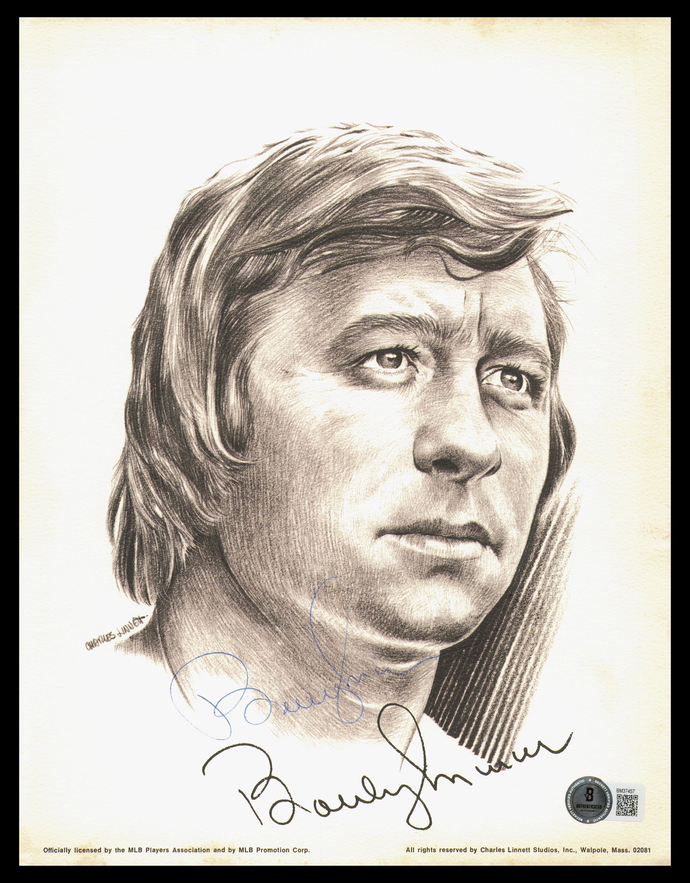 Bobby Murcer Autographed 9x11 Photo New York Yankees Beckett BAS QR #BM37457