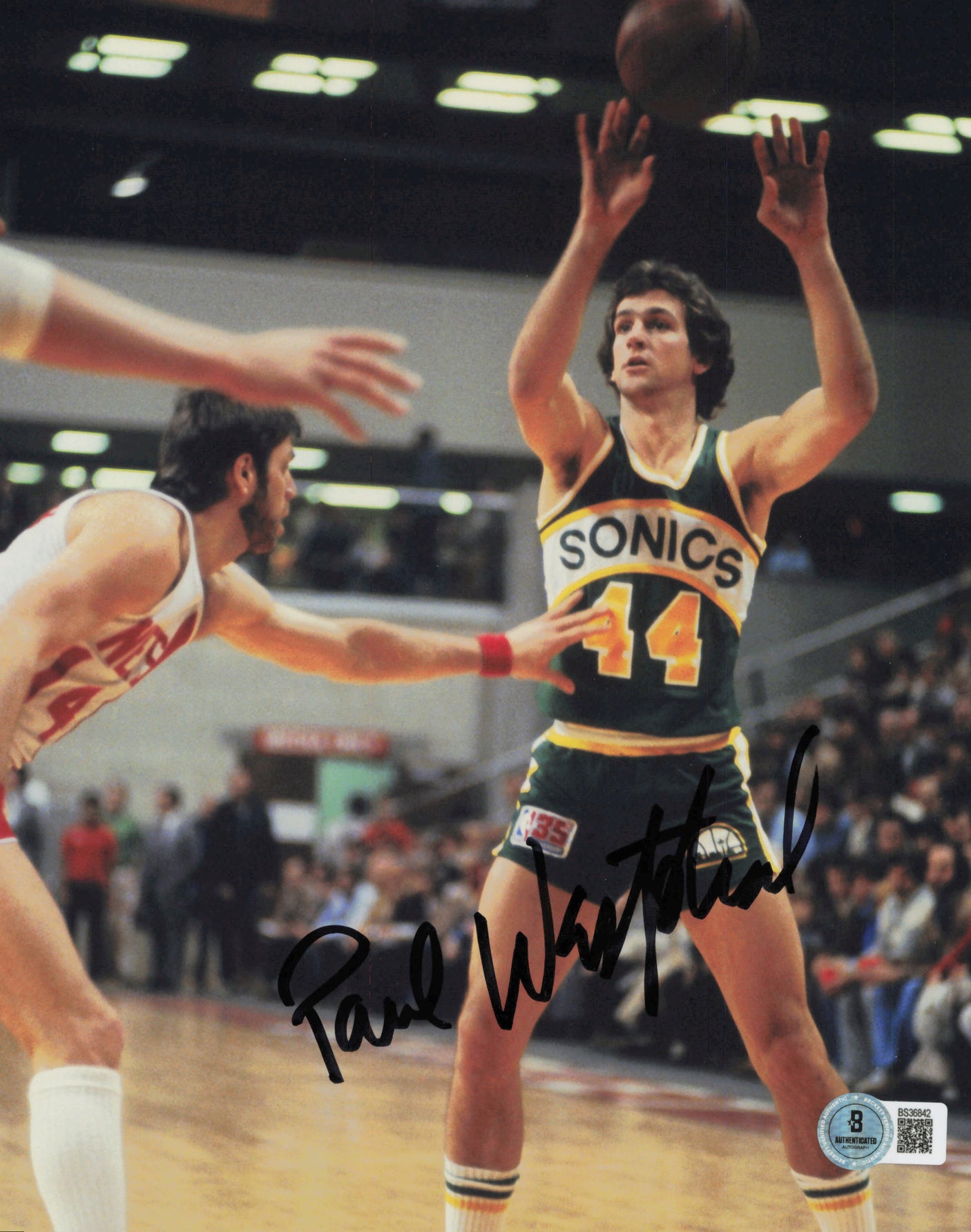 Paul Westphal Autographed 8x10 Photo Seattle Supersonics Beckett BAS QR #BS36842