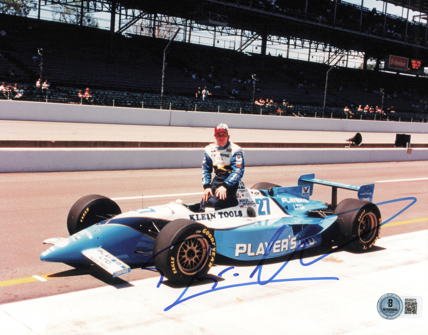 Jacques Villeneuve Autographed 8x10 Photo Formula One F1 Beckett BAS QR #BS36972