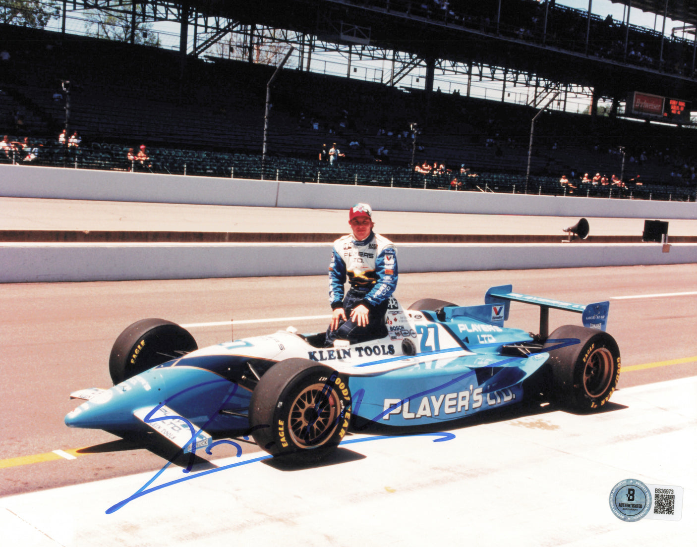 Jacques Villeneuve Autographed 8x10 Photo Formula One F1 Beckett BAS QR #BS36973