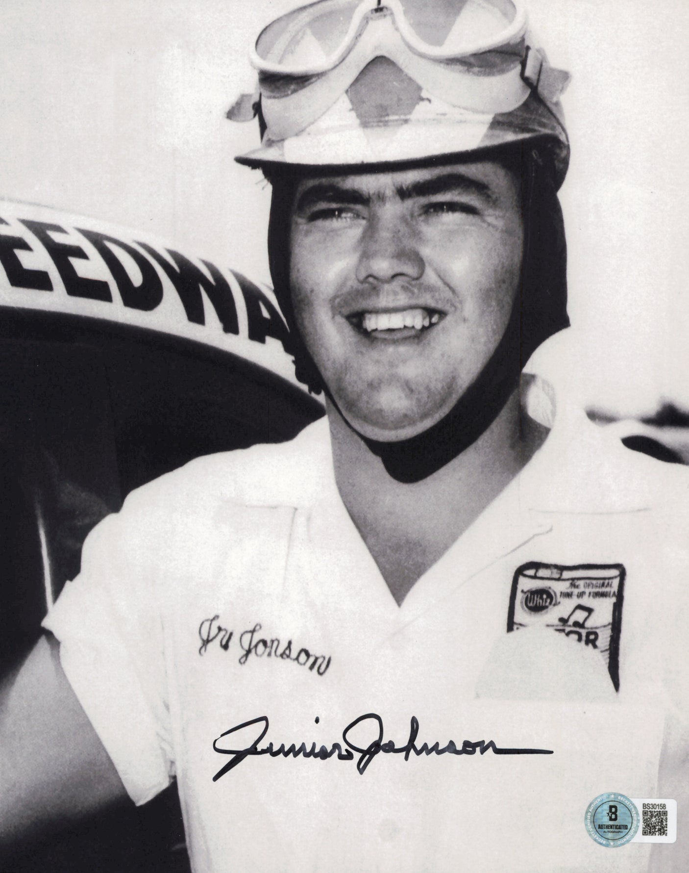 Junior Johnson Autographed 8x10 Photo Nascar Beckett BAS QR #BS30158