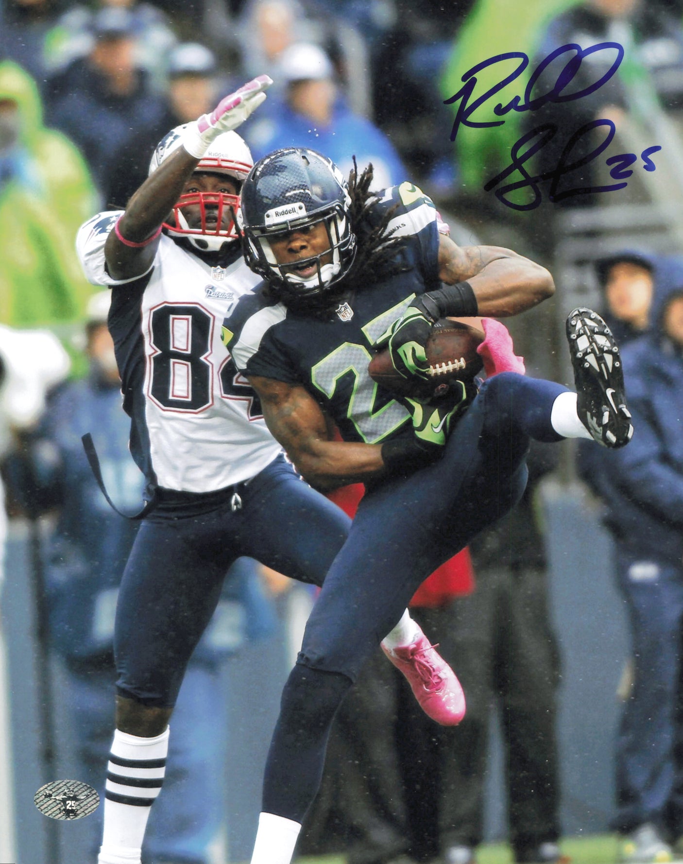 Richard Sherman Autographed 8x10 Photo Seattle Seahawks RS Holo #13662