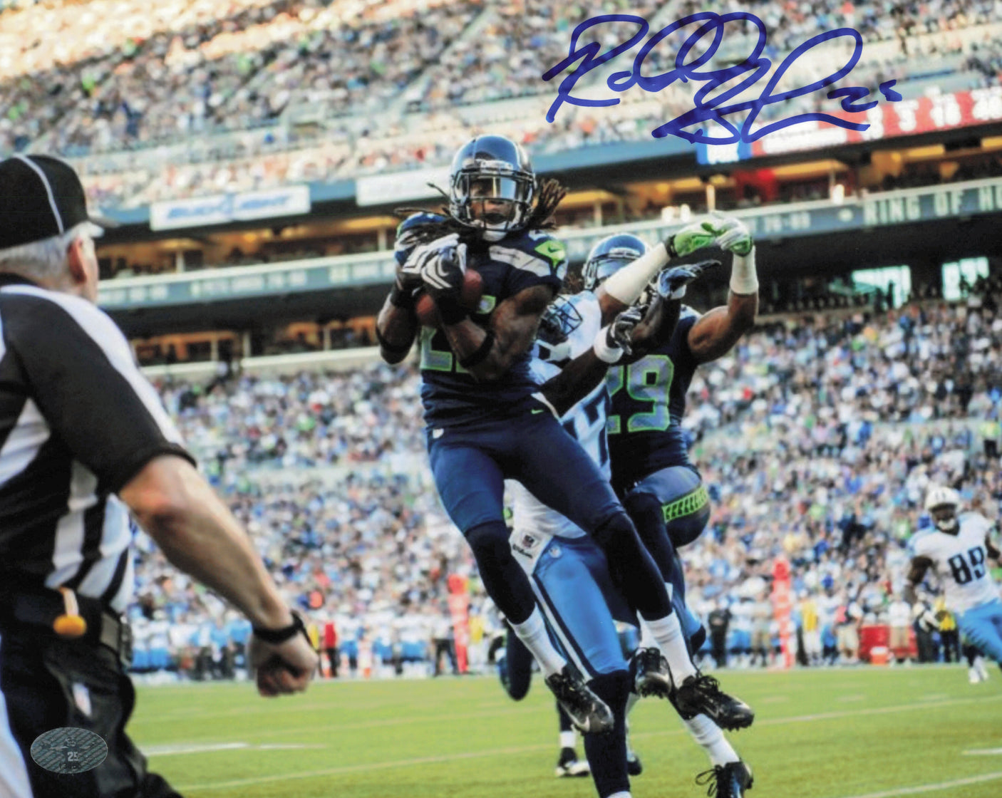 Richard Sherman Autographed 8x10 Photo Seattle Seahawks RS Holo #13665