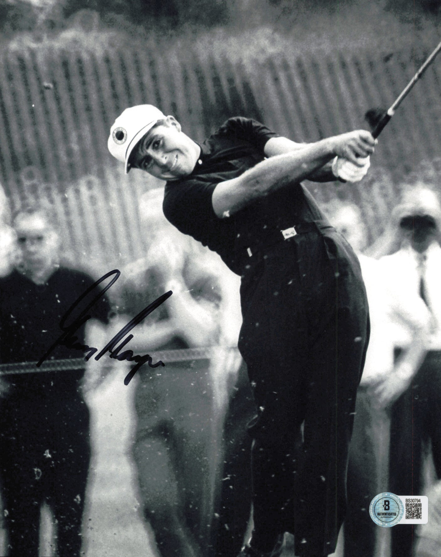 Gary Player Autographed 8x10 Photo Beckett BAS QR #BS30794