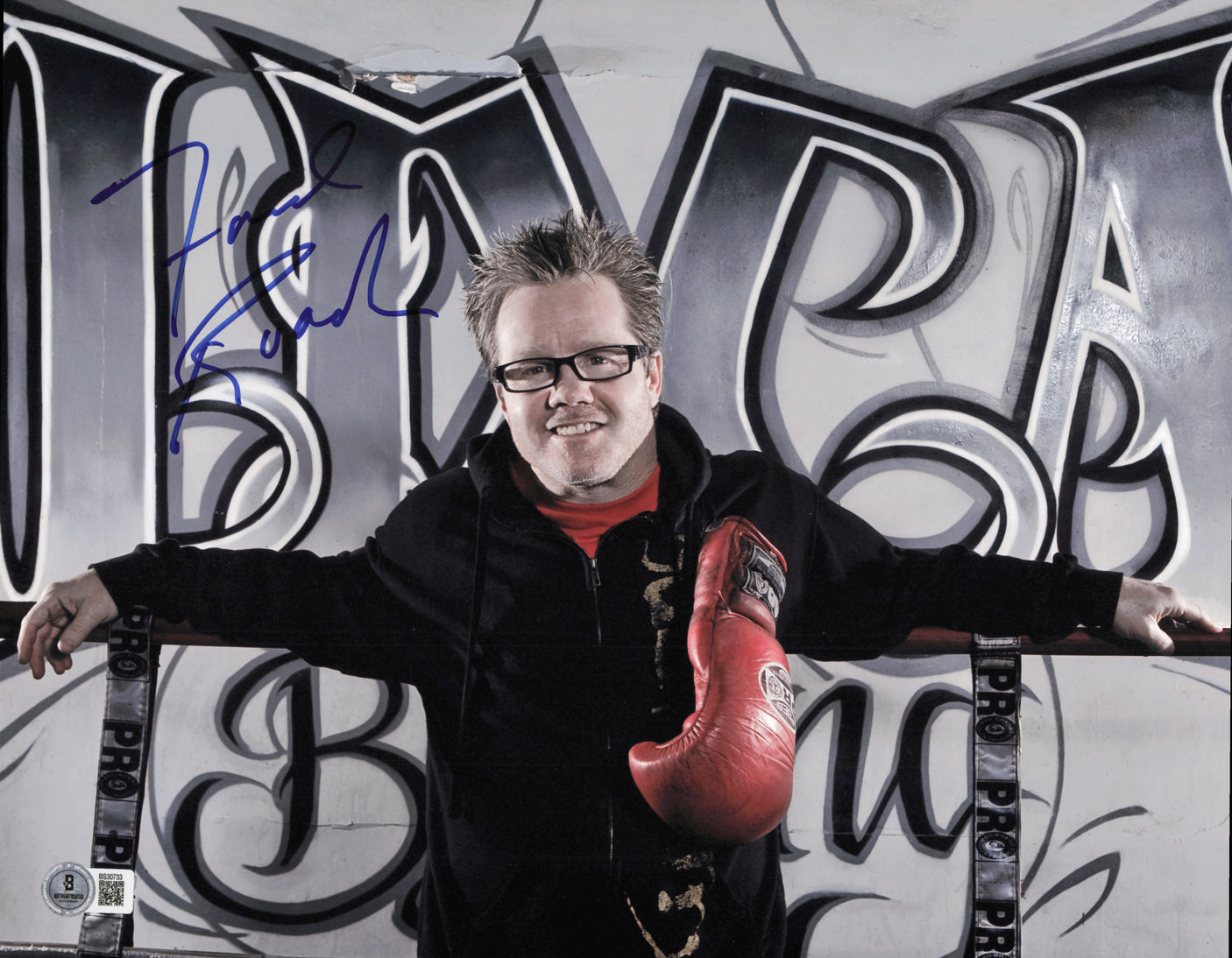 Freddie Roach Autographed 11x14 Photo Trainer Beckett BAS QR #SB30733