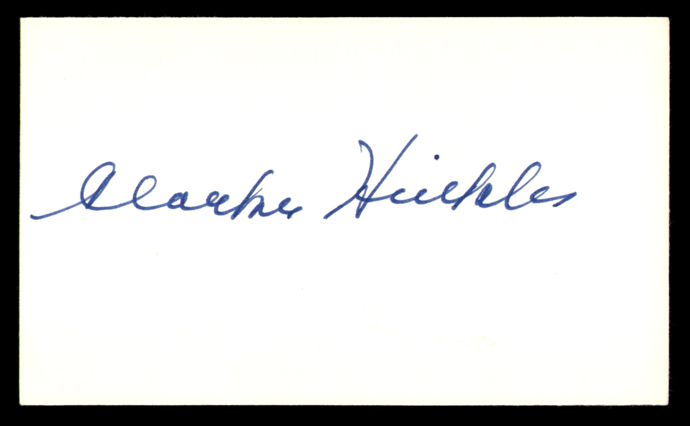 Clarke Hinkle Autographed 3x5 Index Card Green Bay Packers SKU #248507