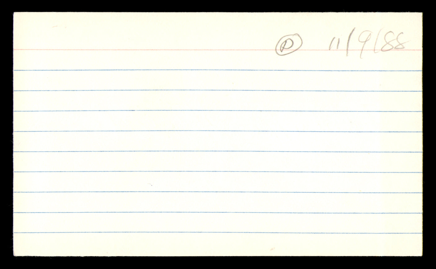 Clarke Hinkle Autographed 3x5 Index Card Green Bay Packers SKU #248507