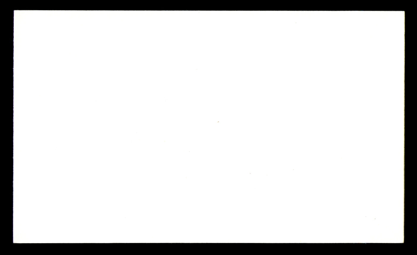 Lamar Hunt Autographed 3x5 Index Card Kansas City Chiefs SKU #248511