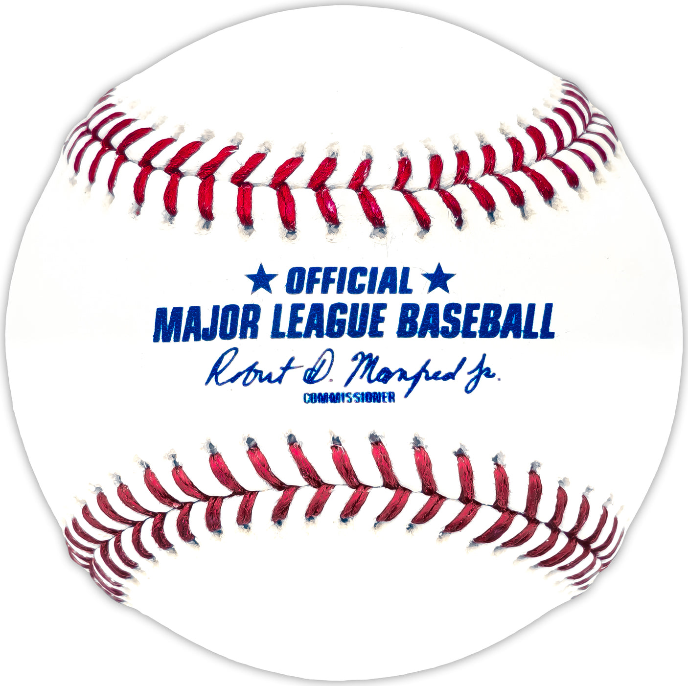 Edgar Martinez Autographed Official Hall of Fame HOF Logo Baseball Seattle Mariners Beckett BAS Witness Stock #230600