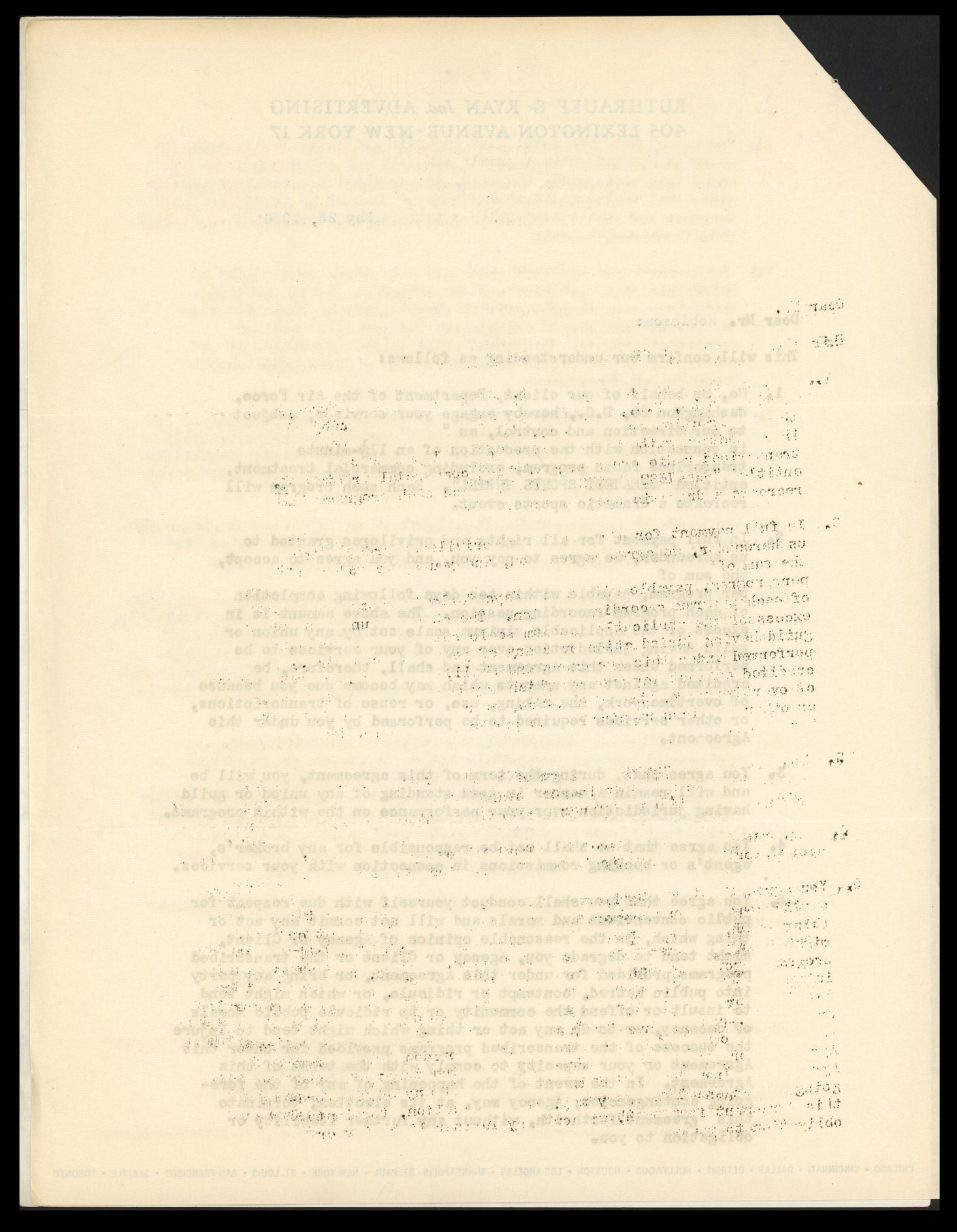 Jackie Robinson Autographed 1956 Greatest Sports Thrill Contract Brooklyn Dodgers Beckett BAS #AE16478