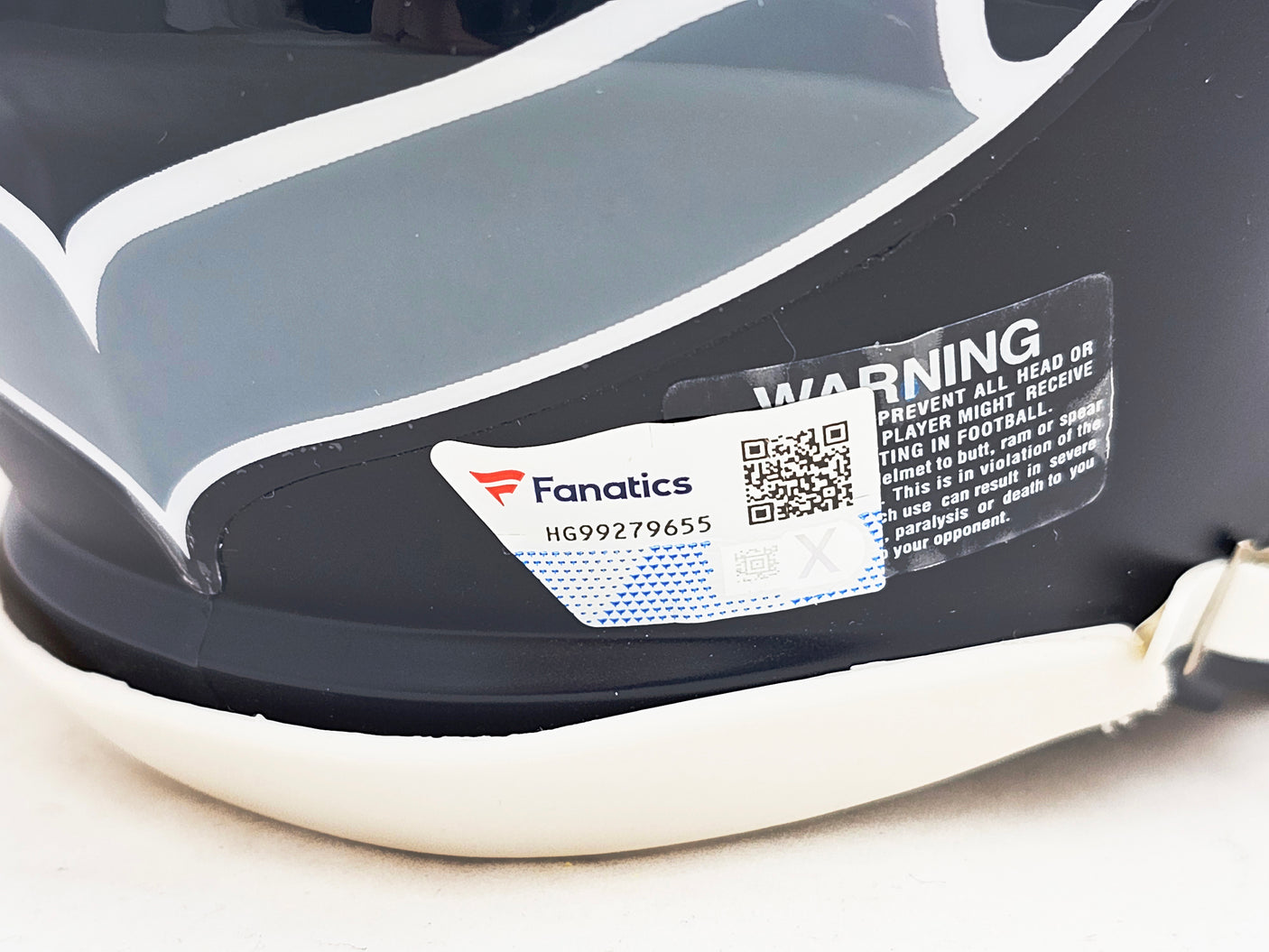 Chris Carson Autographed Seattle Seahawks Blue Speed Mini Helmet Fanatics Holo Stock #216813