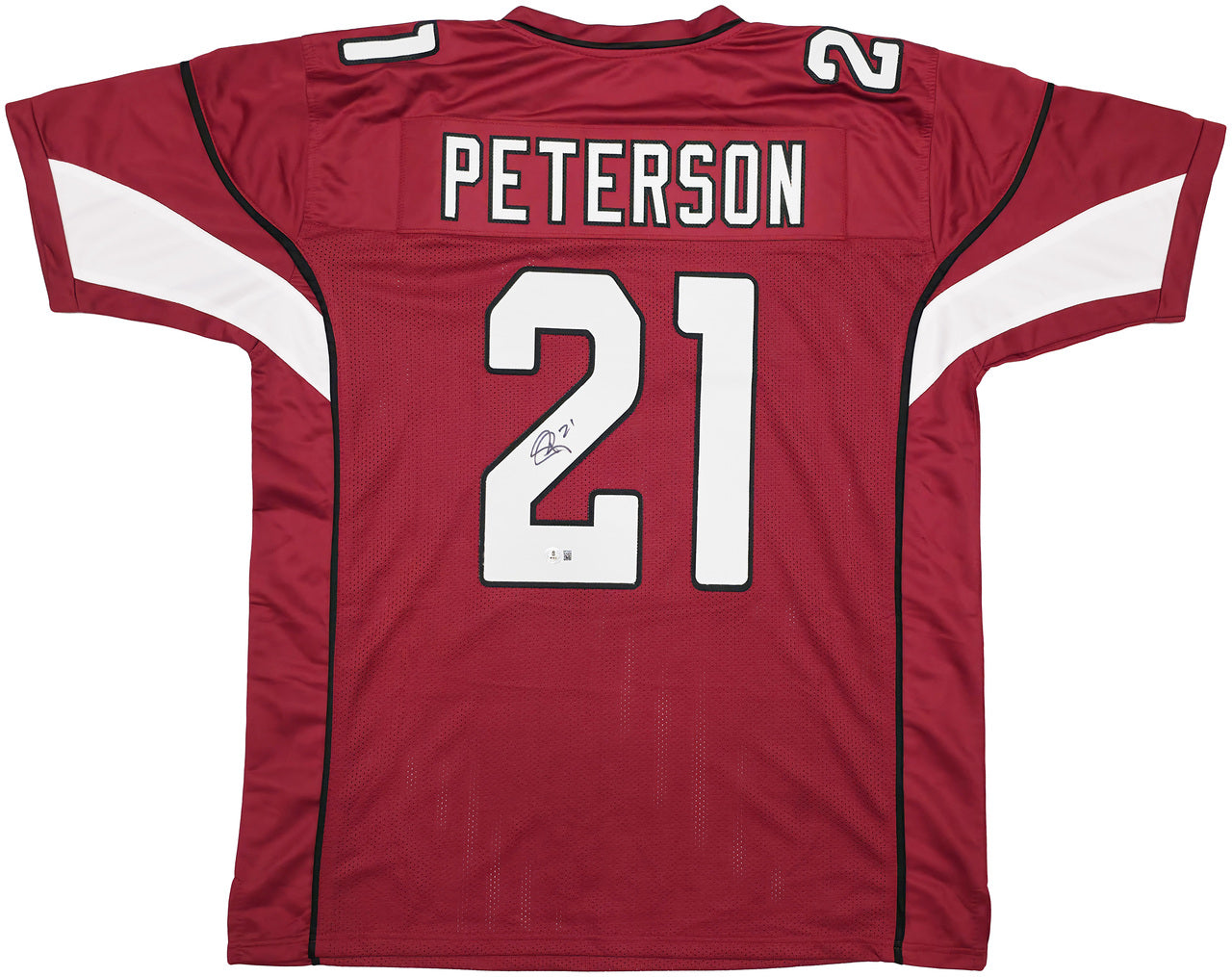 Arizona Cardinals Patrick Peterson Autographed Red Jersey Beckett BAS Witness Stock #246194