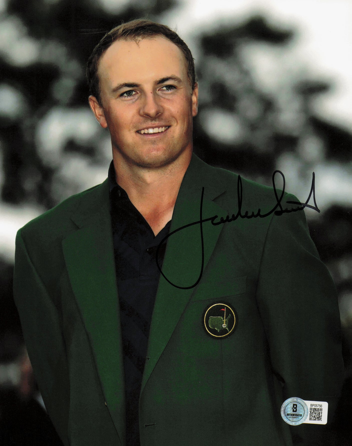 Jordan Spieth Autographed 8x10 Photo Golf Beckett BAS QR #BP05756