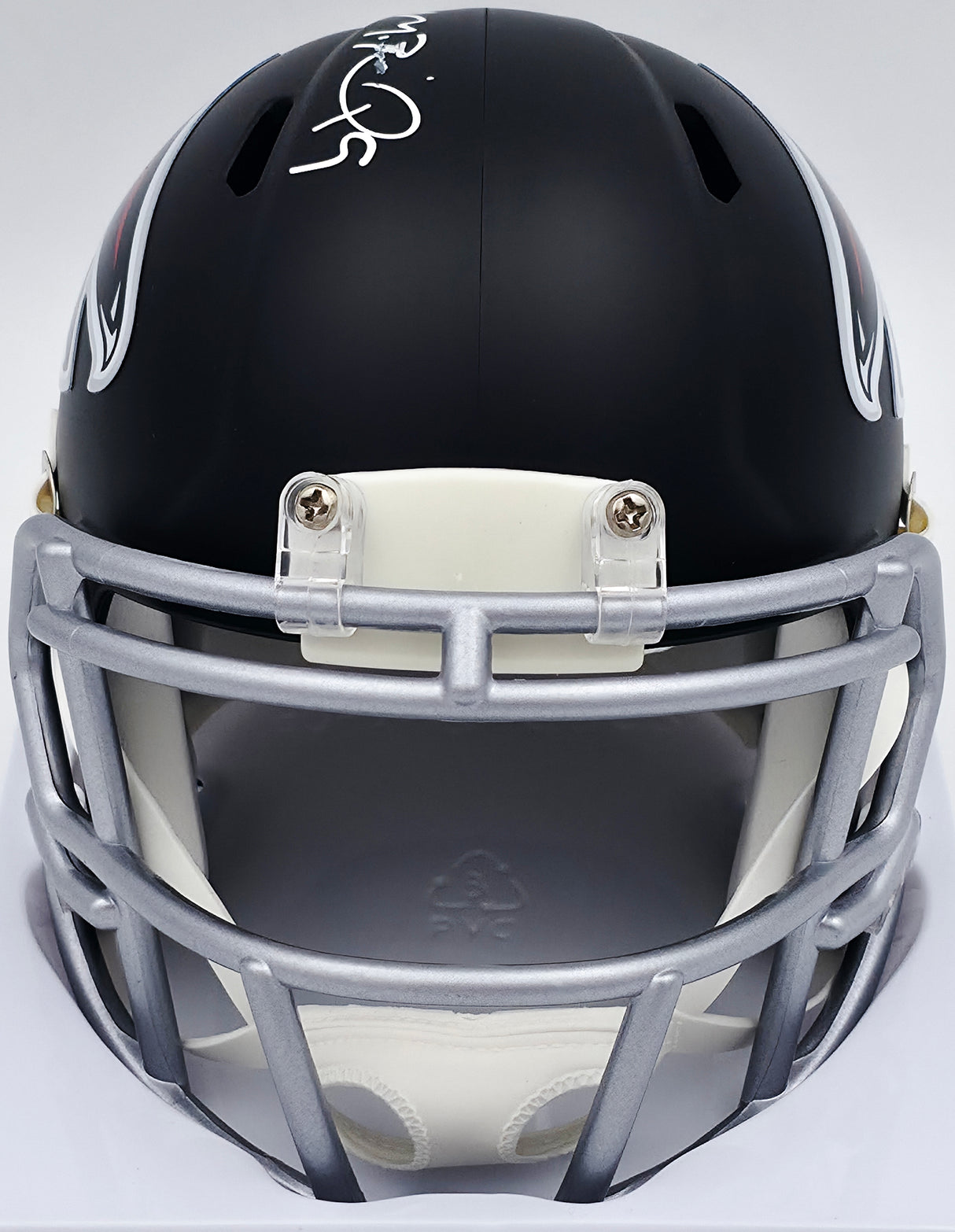 Michael Penix Jr. Autographed Atlanta Falcons Black Speed Mini Helmet Beckett BAS Witness #2W906732