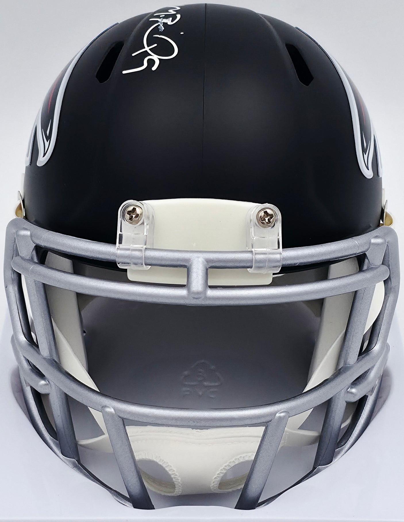 Michael Penix Jr. Autographed Atlanta Falcons Black Speed Mini Helmet Beckett BAS Witness #2W906732
