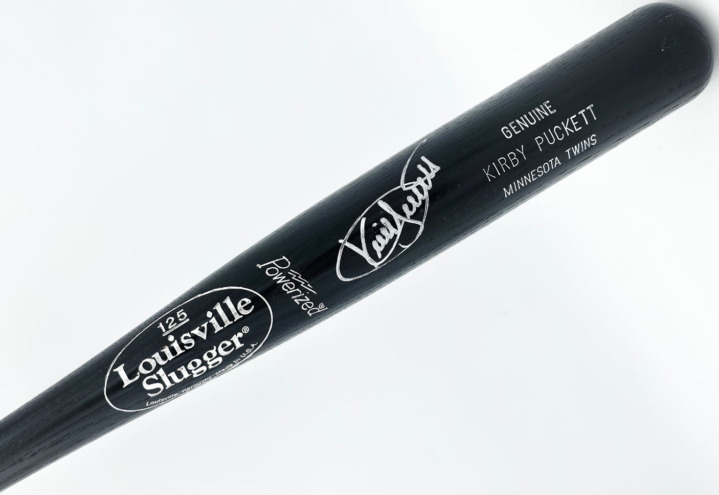 Kirby Puckett Autographed Louisville Slugger Game Model Baseball Bat Minnesota Twins Beckett BAS #AE31373
