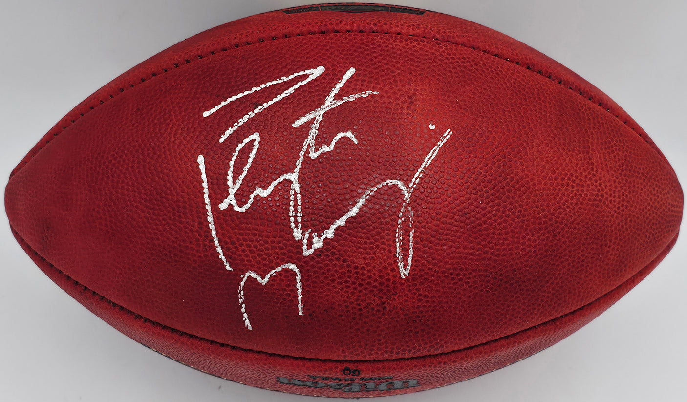 Peyton Manning Autographed Official NFL Leather 509 TD NFL Game Football Indianapolis Colts, Denver Broncos Fanatics Holo #461362