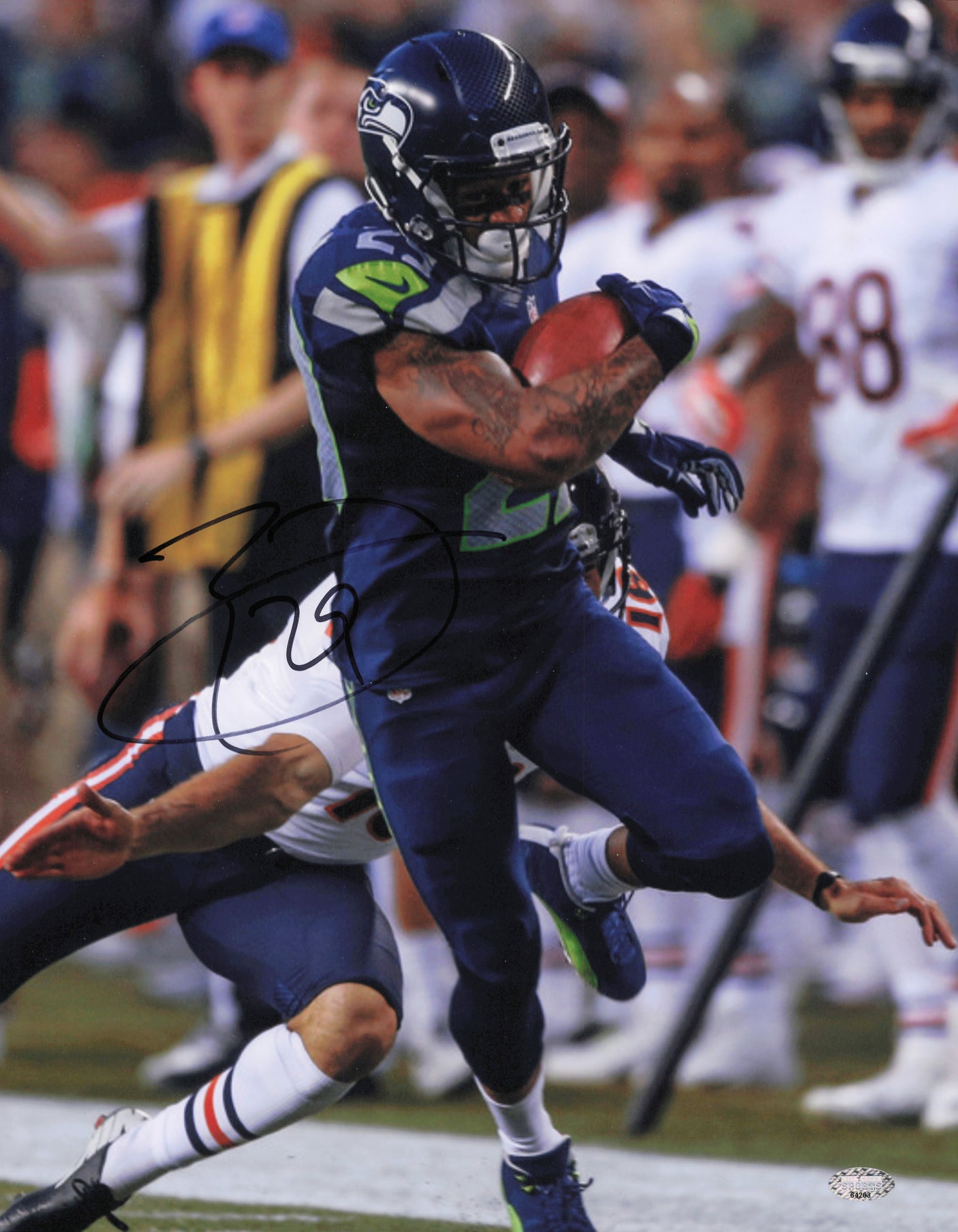 Earl Thomas Autographed 11x14 Photo Seattle Seahawks MCS Holo #64203