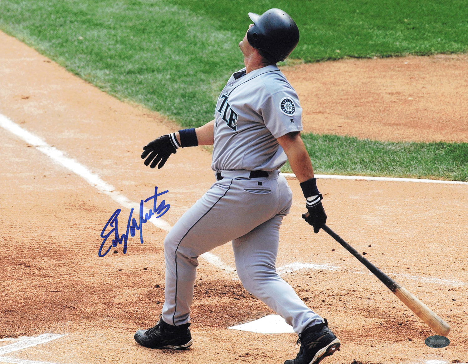 Edgar Martinez Autographed 11x14 Photo Seattle Mariners MCS Holo #64222