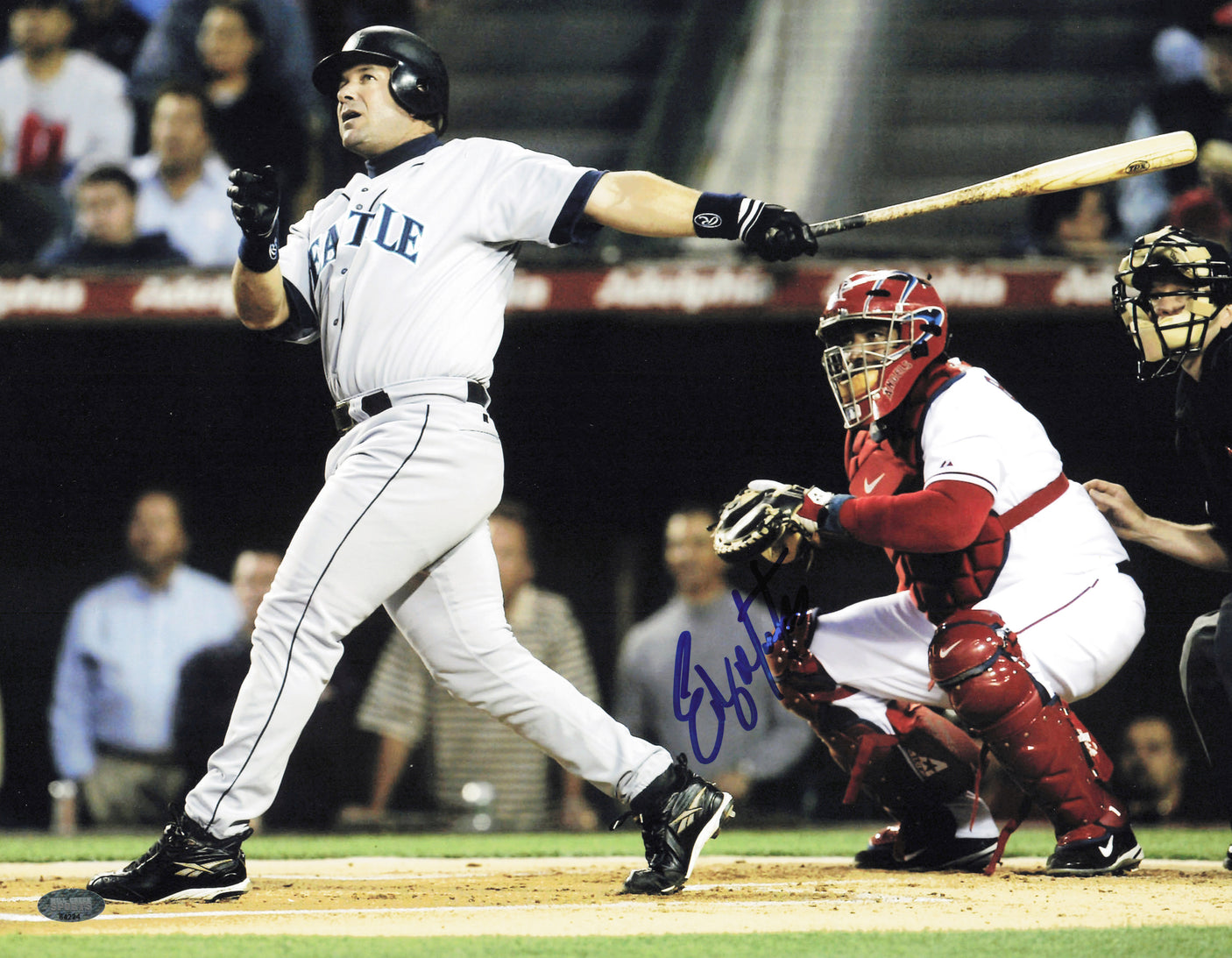 Edgar Martinez Autographed 11x14 Photo Seattle Mariners MCS Holo #64224