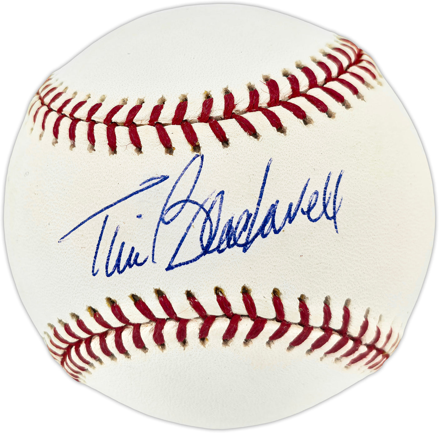 Tim Blackwell Autographed Official MLB Baseball Boston Red Sox, Chicago Cubs Beckett BAS QR #BR51090
