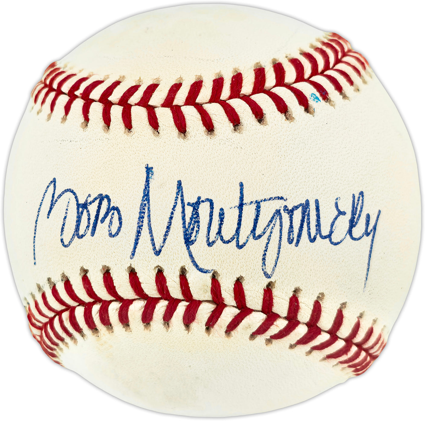 Bob Montgomery Autographed Official AL Baseball Boston Red Sox Beckett BAS QR #BR51093