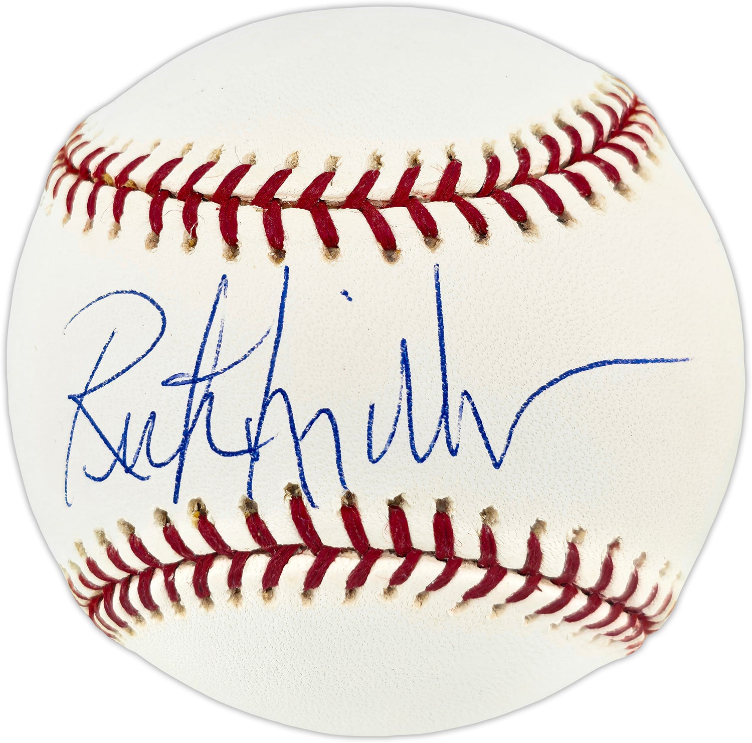 Rick Miller Autographed Official MLB Baseball Boston Red Sox Beckett BAS QR #BR51098