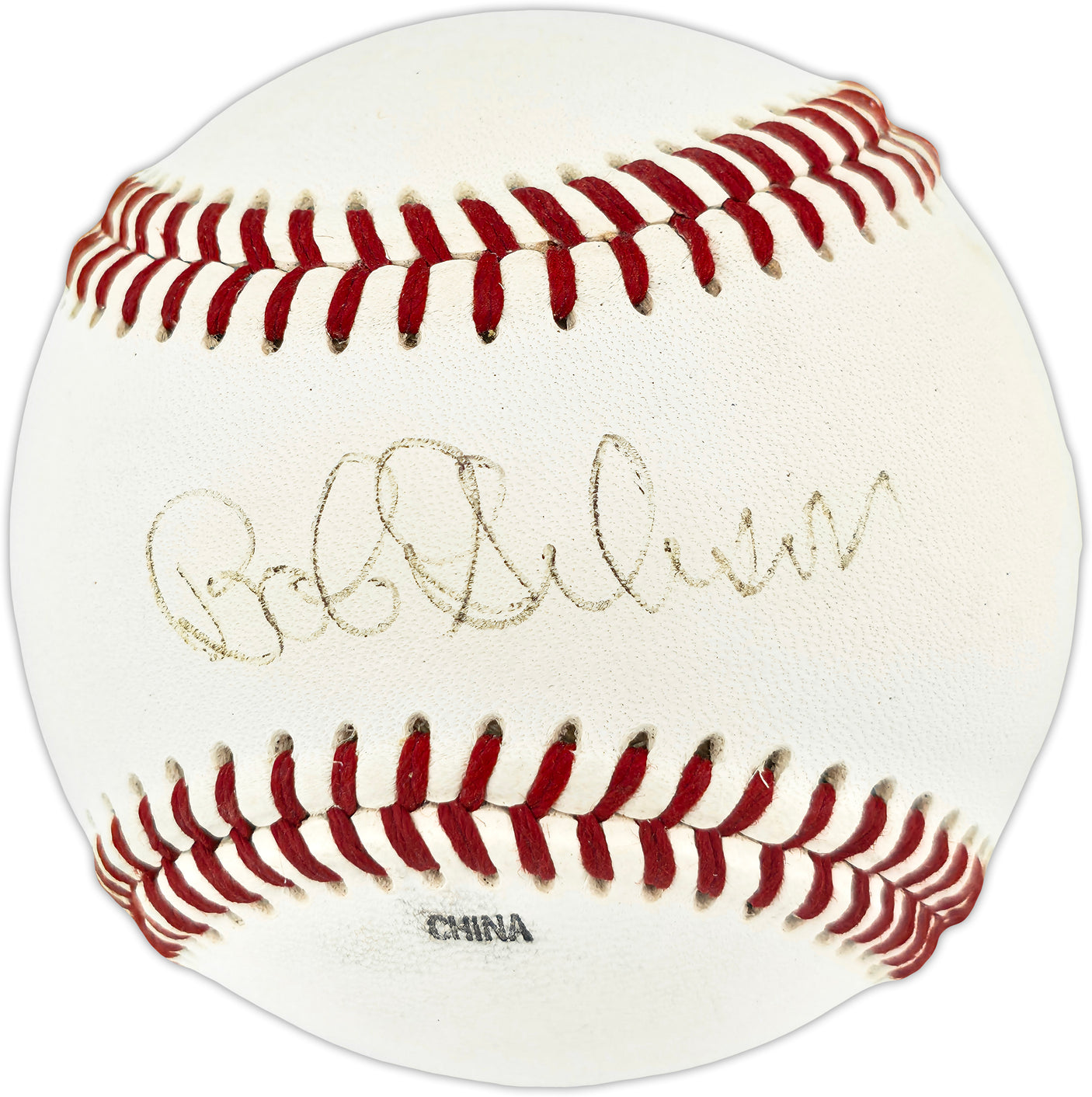 Bob Gibson Autographed Official Little League Baseball St. Louis Cardinals Beckett BAS QR #BR51137