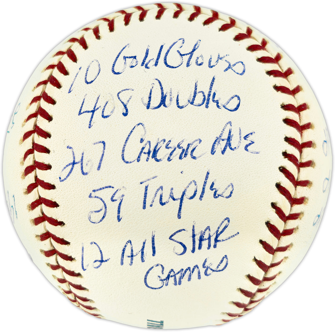 Mike Schmidt Autographed Official MLB Baseball Philadelphia Phillies Statball With 16 Stats #461/1000 Beckett BAS #AE16480