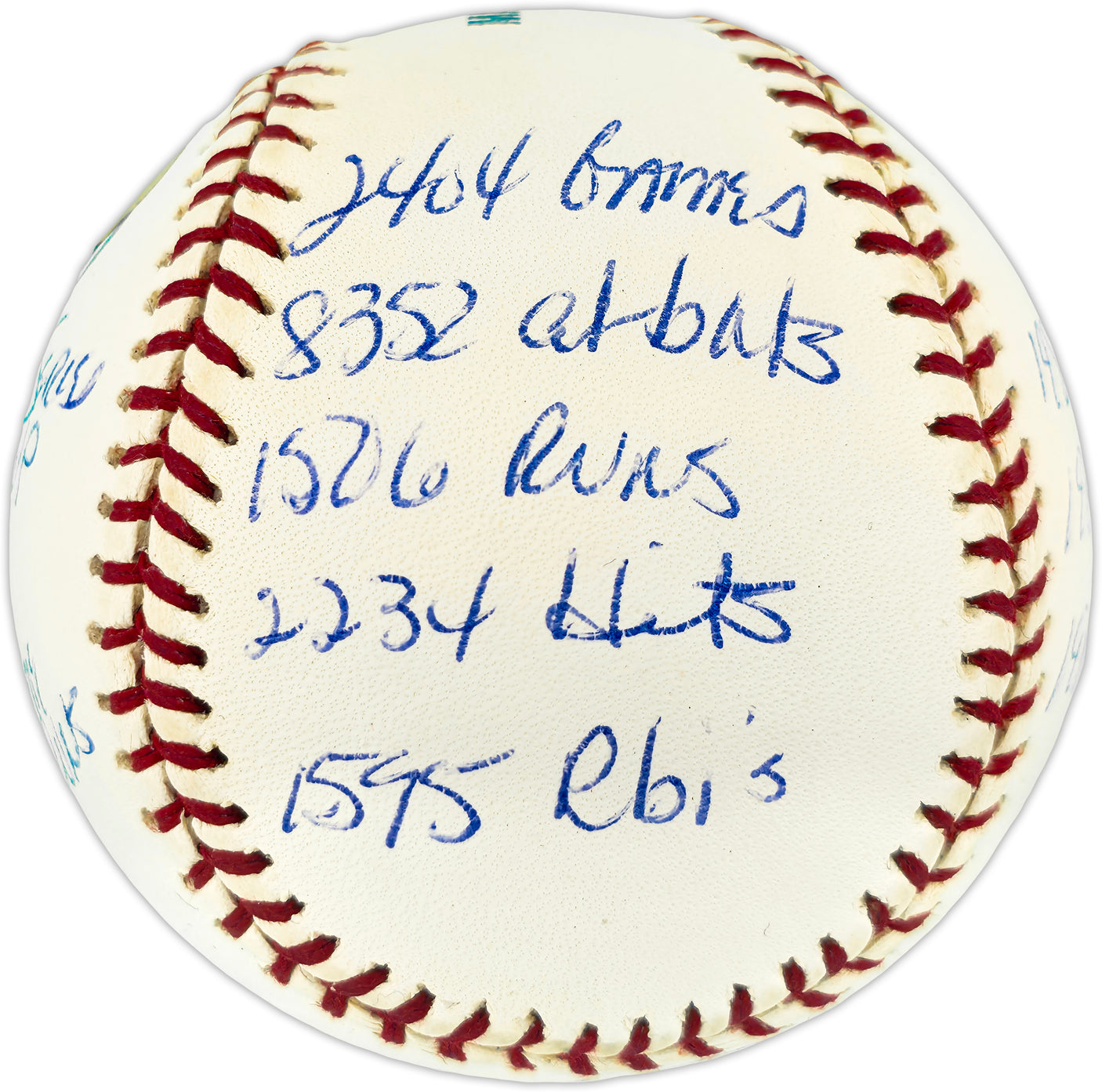 Mike Schmidt Autographed Official MLB Baseball Philadelphia Phillies Statball With 16 Stats #461/1000 Beckett BAS #AE16480
