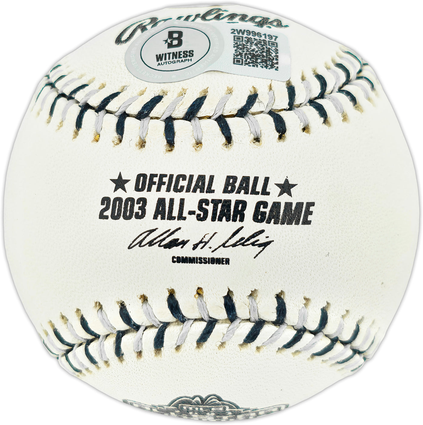 Ichiro Suzuki Autographed Official 2003 All Star Game Logo Baseball Seattle Mariners "#51" IS Holo & Beckett BAS Witness #2W996197