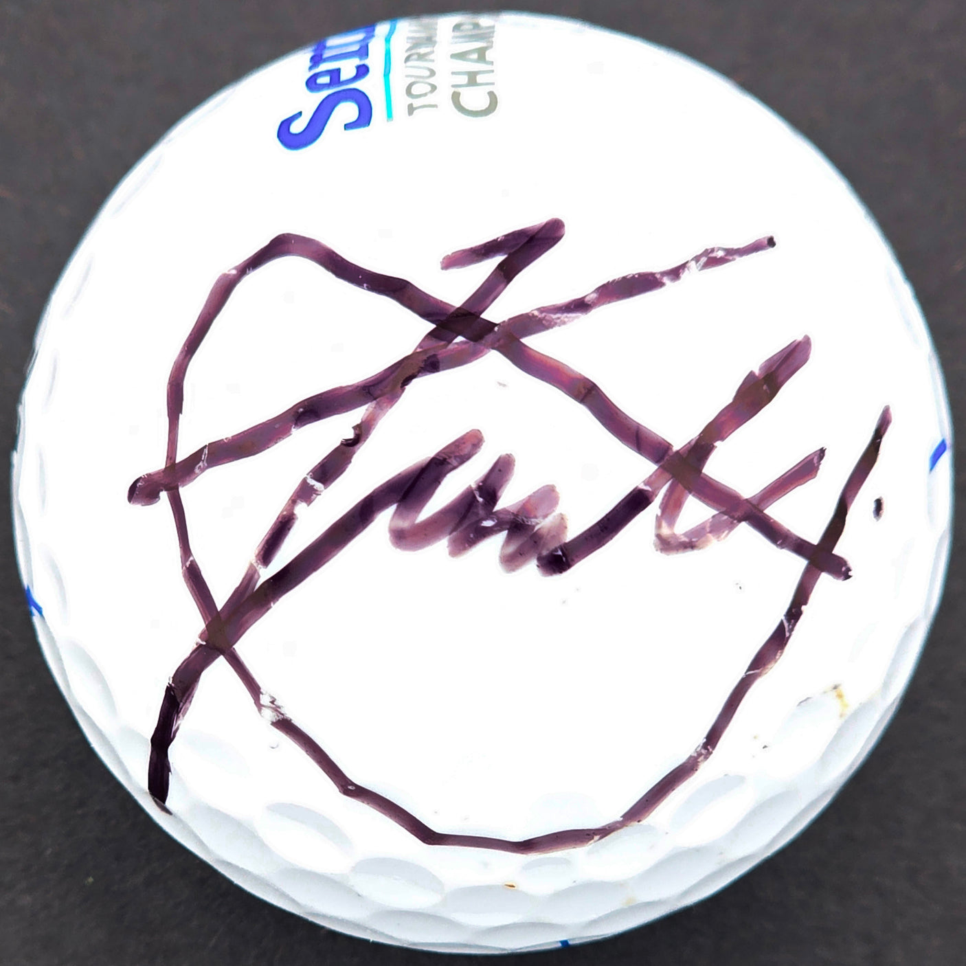Xander Schauffele Autographed Pinnacle Sentry Golf Ball Beckett BAS #AE16632