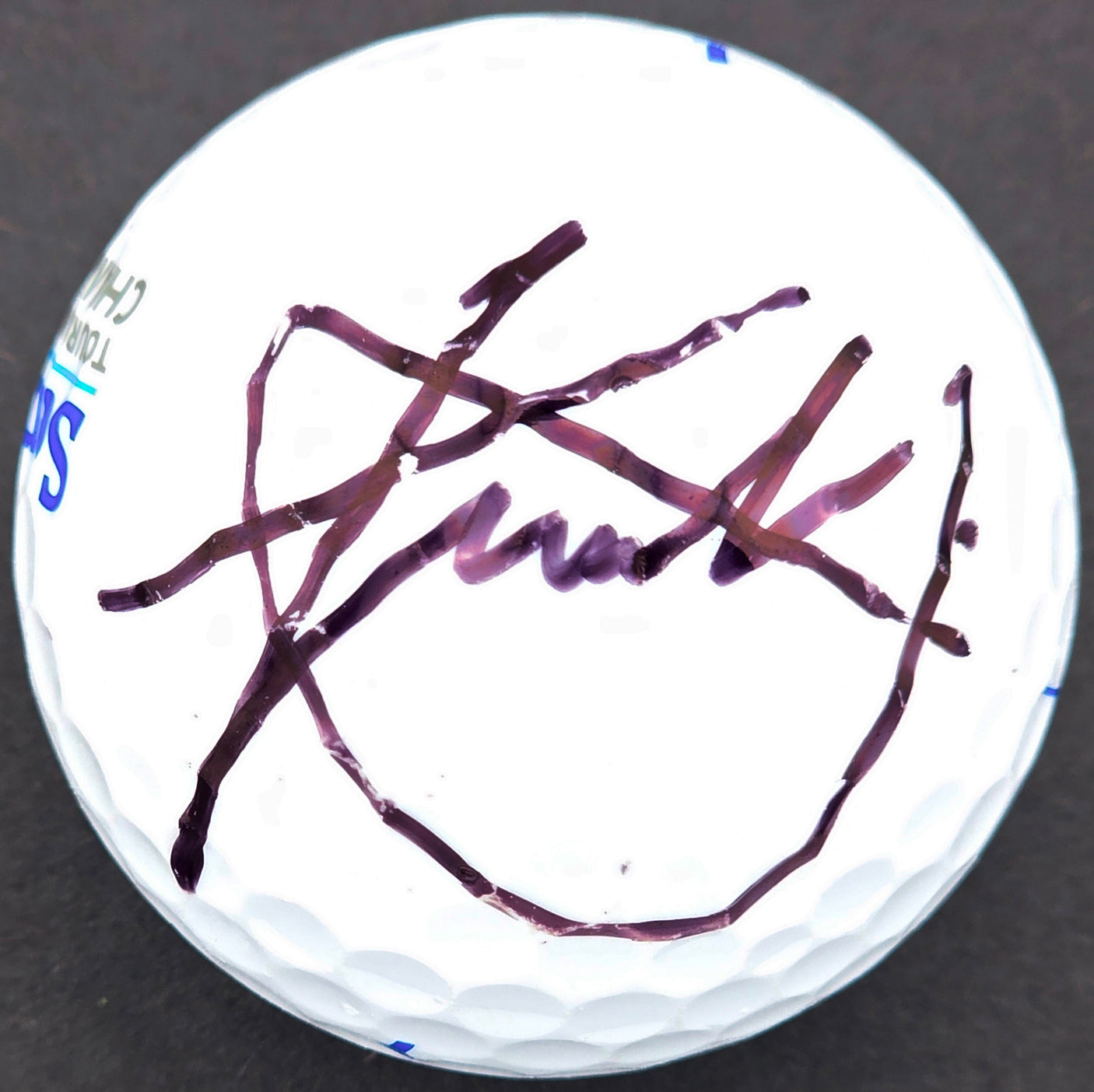 Xander Schauffele Autographed Pinnacle Sentry Golf Ball Beckett BAS #AE16634