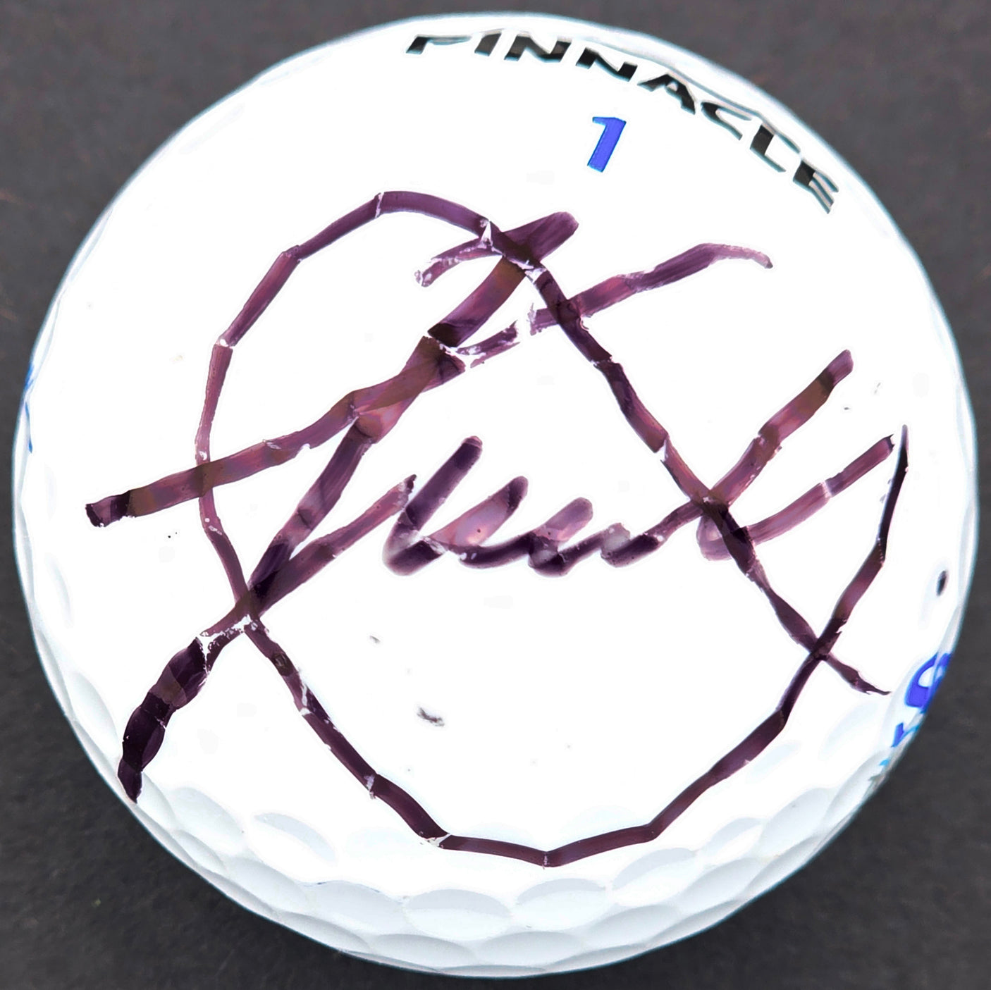 Xander Schauffele Autographed Pinnacle Sentry Golf Ball Beckett BAS #AE16635