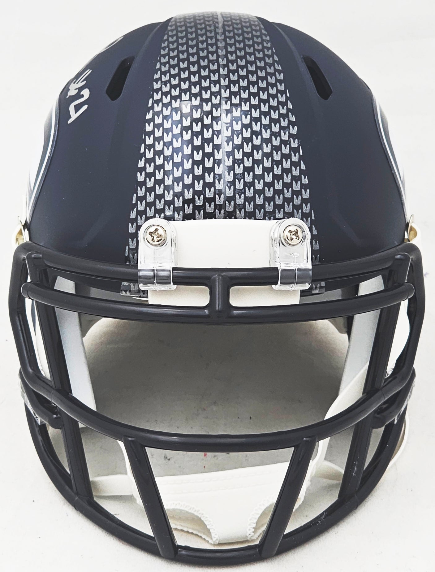 Devon Witherspoon Autographed Seattle Seahawks Blue Speed Mini Helmet MCS Holo Stock #216007