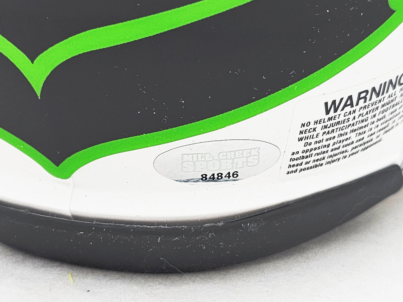 Devon Witherspoon Autographed Seattle Seahawks Lunar Eclipse White Speed Mini Helmet MCS Holo Stock #216010