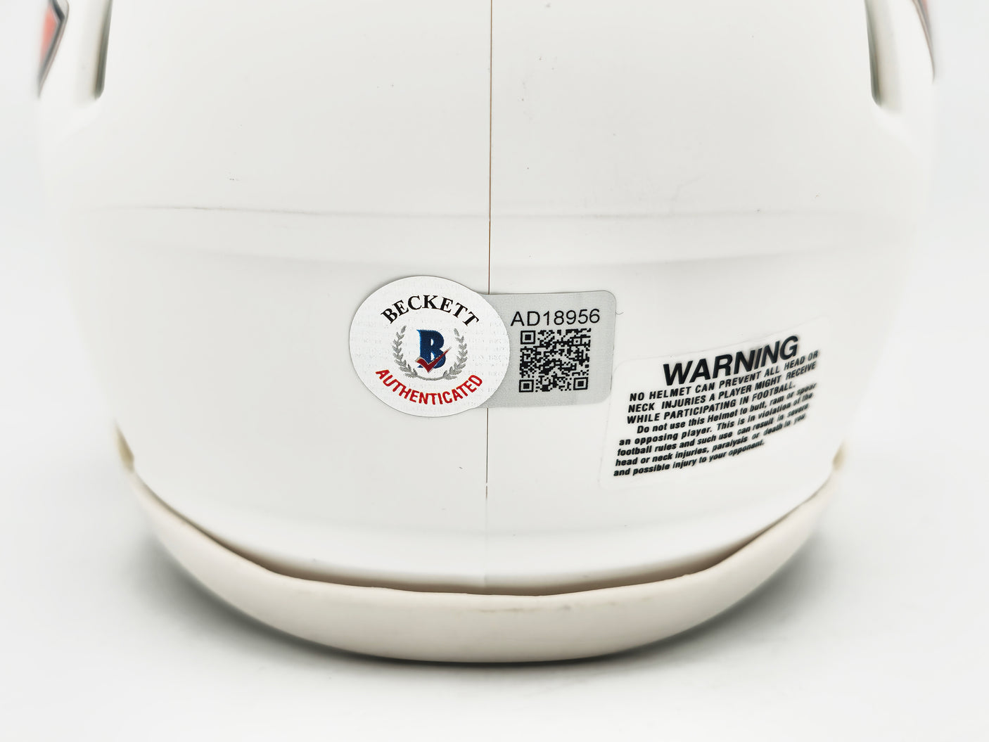 Richard Dent Autographed Chicago Bears Flat Matte White Speed Mini Helmet "HOF 11" Beckett BAS Witness Stock #230287