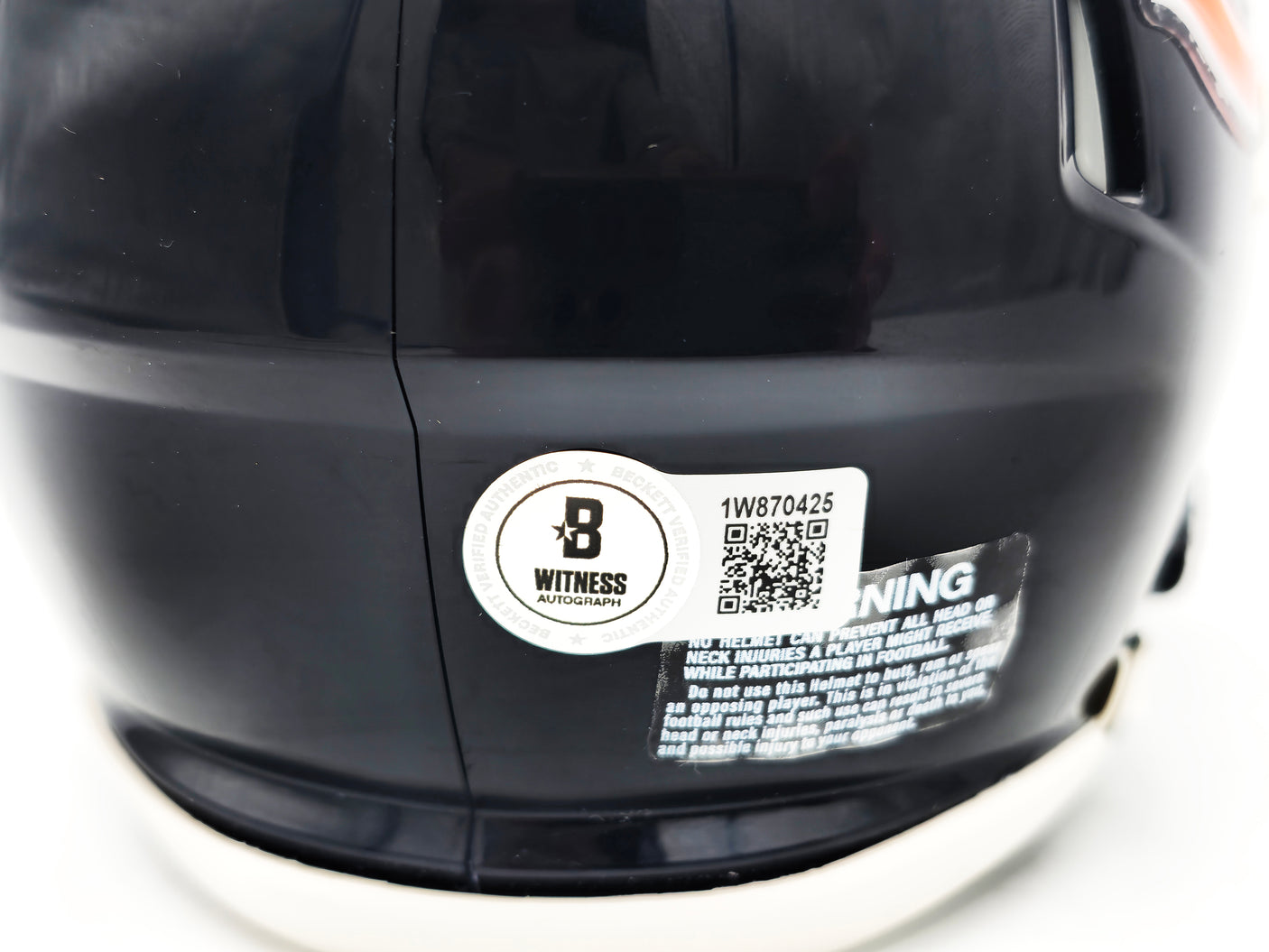 Richard Dent Autographed Chicago Bears Blue Speed Mini Helmet "MVP XX" Beckett BAS Witness Stock #230267