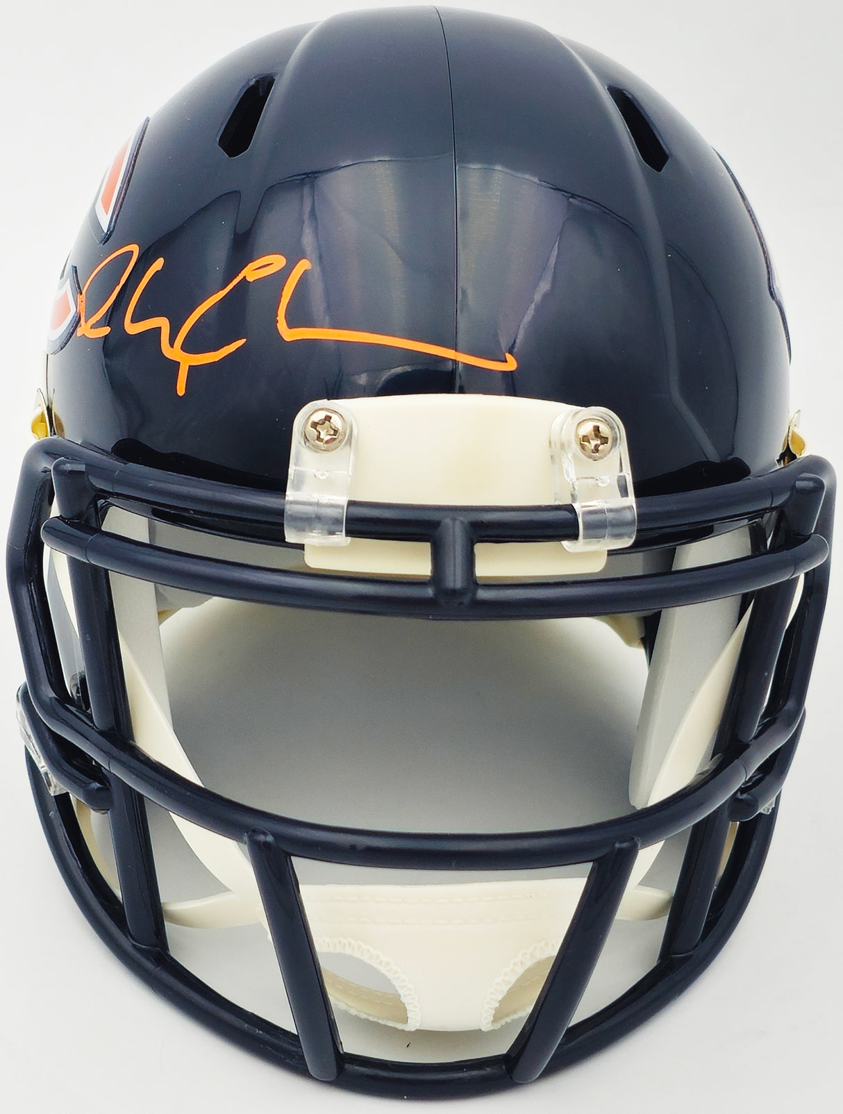 Chevy Chase Autographed Chicago Bears Blue Speed Mini Helmet Christmas Vacation Logo Beckett BAS Witness Stock #232843