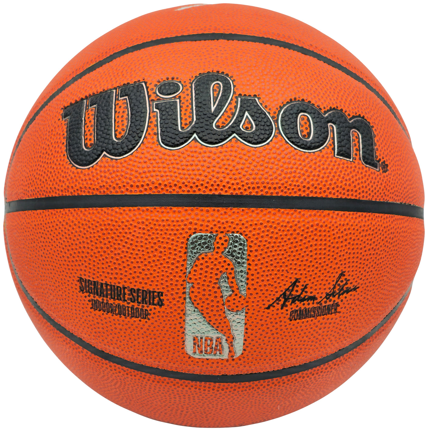 Allen Iverson Autographed Signature Series Indoor/Outdoor Basketball Philadelphia 76ers Beckett BAS Witness Stock #232869