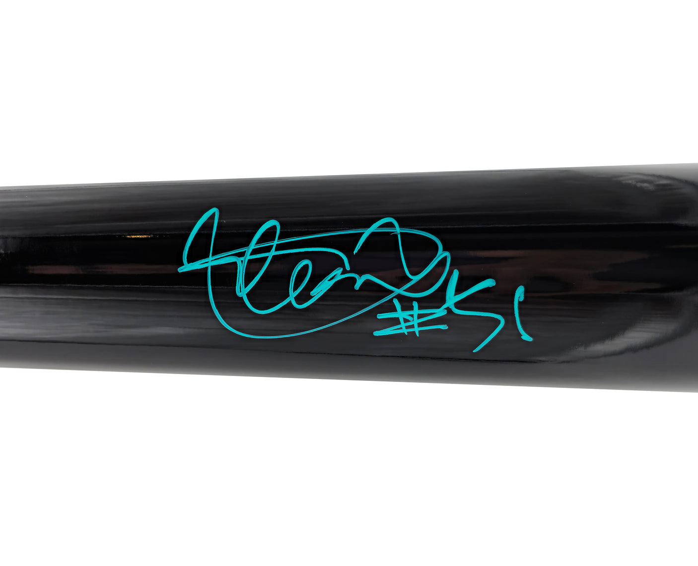 Ichiro Suzuki Autographed Black Mizuno Player Model Baseball Bat Seattle Mariners "#51" IS Holo & Beckett BAS Witness Stock #232831