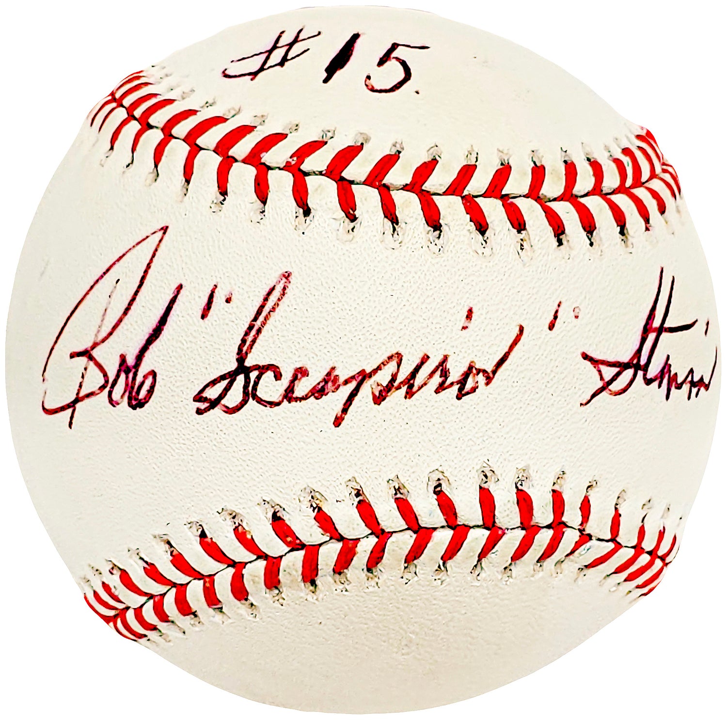 Bob Stinson Autographed Official AL Baseball Mariners, Expos "Scrap iron" Beckett BAS #BJ009072