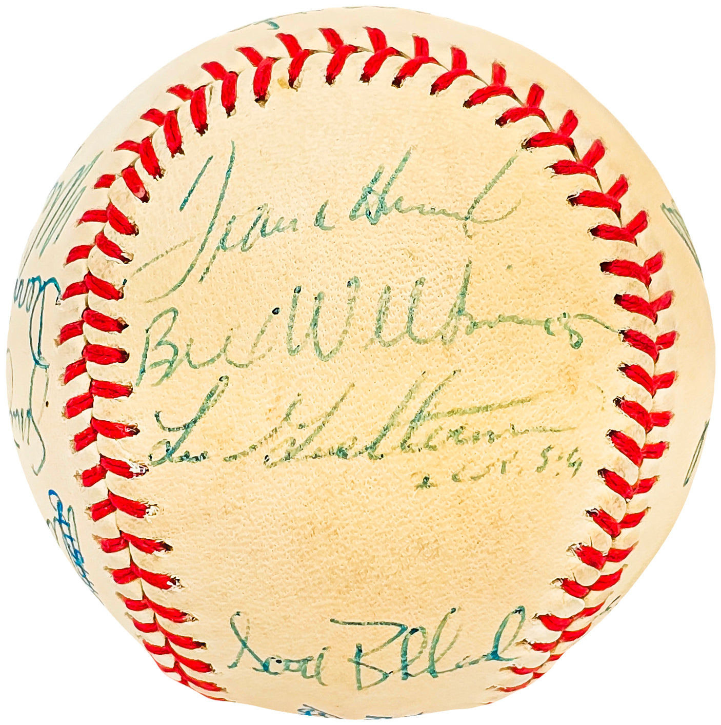 1987 Seattle Mariners Team Signed Autographed Official AL Baseball With 19 Signatures SKU #218497