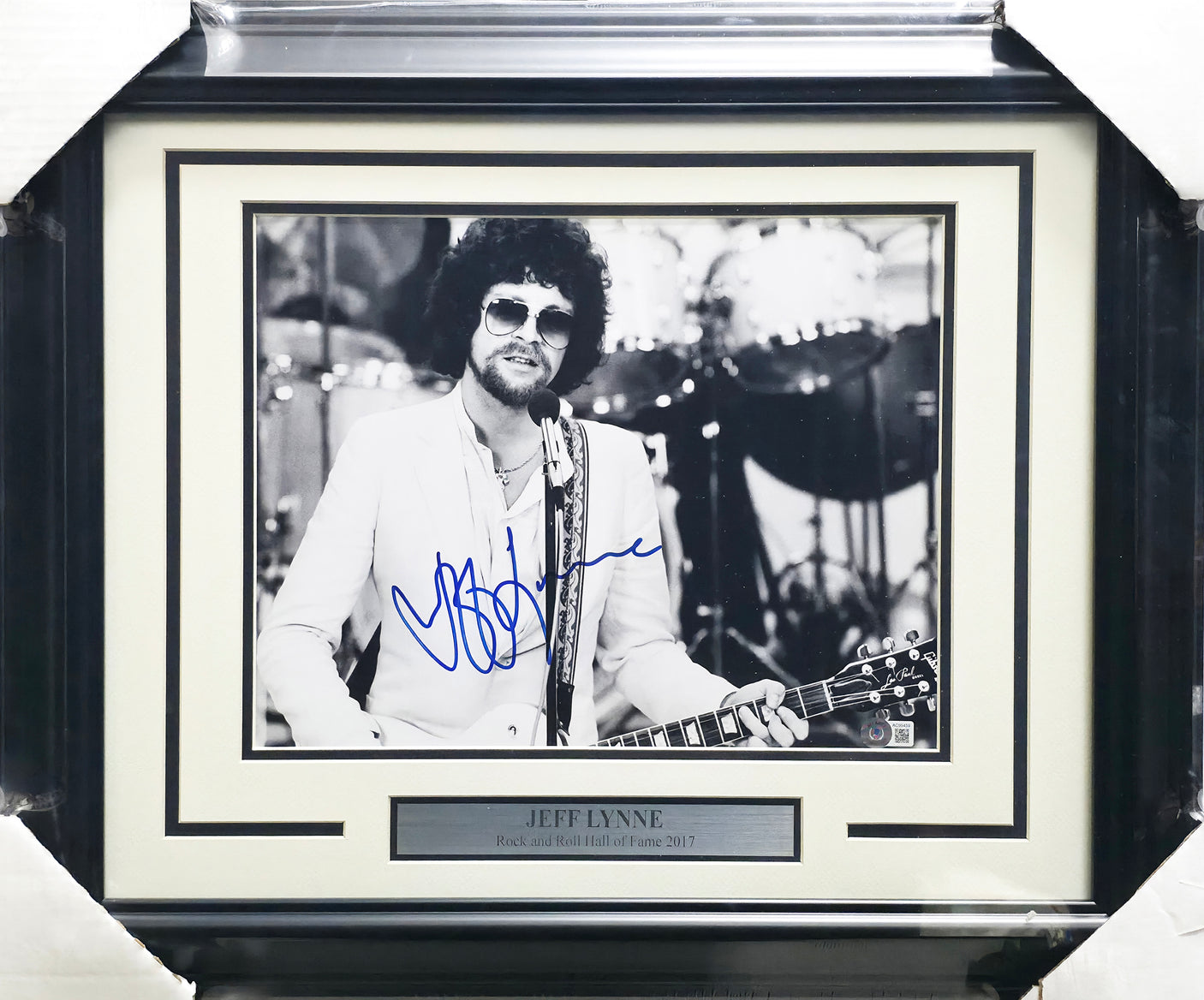 Jeff Lynne Autographed Framed 11x14 Photo Electric Light Orchestra ELO Beckett BAS #AC95459