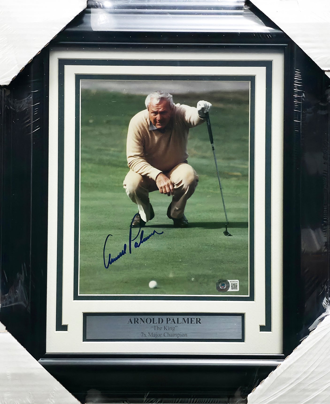 Arnold Palmer Autographed Framed 8x10 Photo Beckett BAS #AC95514