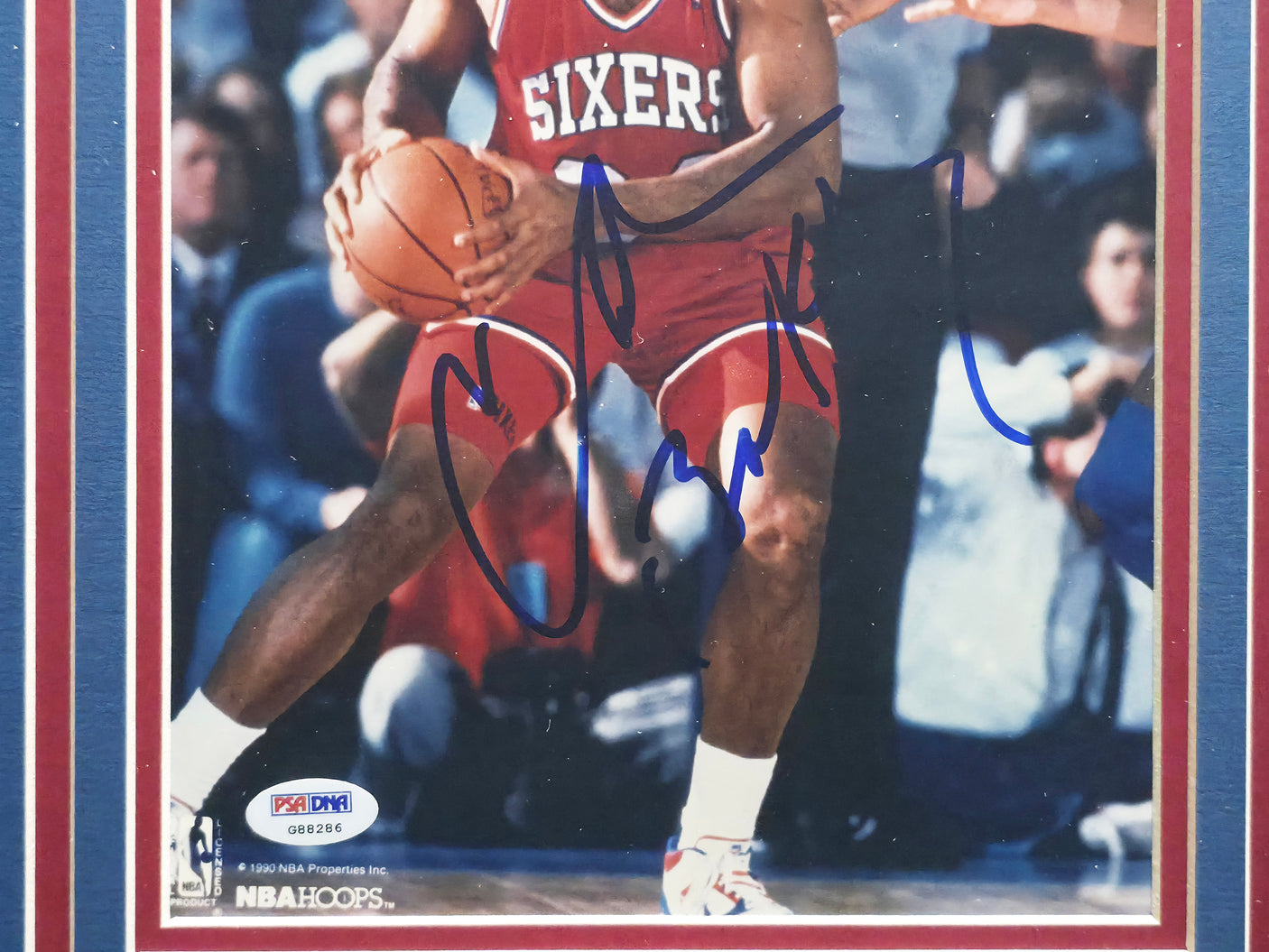 Charles Barkley Autographed Framed 8x10 Photo Philadelphia 76ers PSA/DNA #G88286