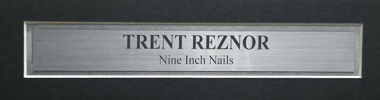 Trent Reznor Autographed Framed 11x14 Photo Nine Inch Nails Singer Beckett BAS #AC95437